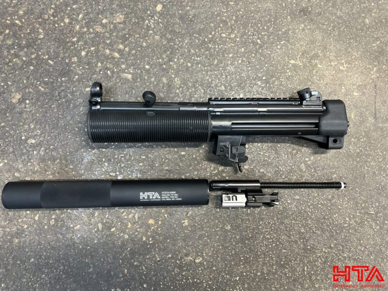 HP5SD 12" Suppressed receiver With Rail