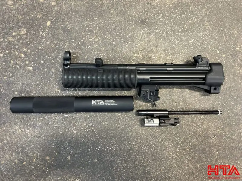 HP5SD 12" Suppressed receiver Without Rail