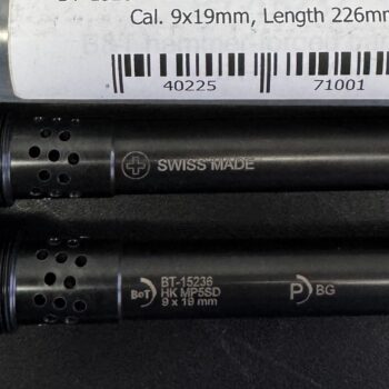 B&T HK MP5SD 9mm Barrel - Ported Threaded 18x1